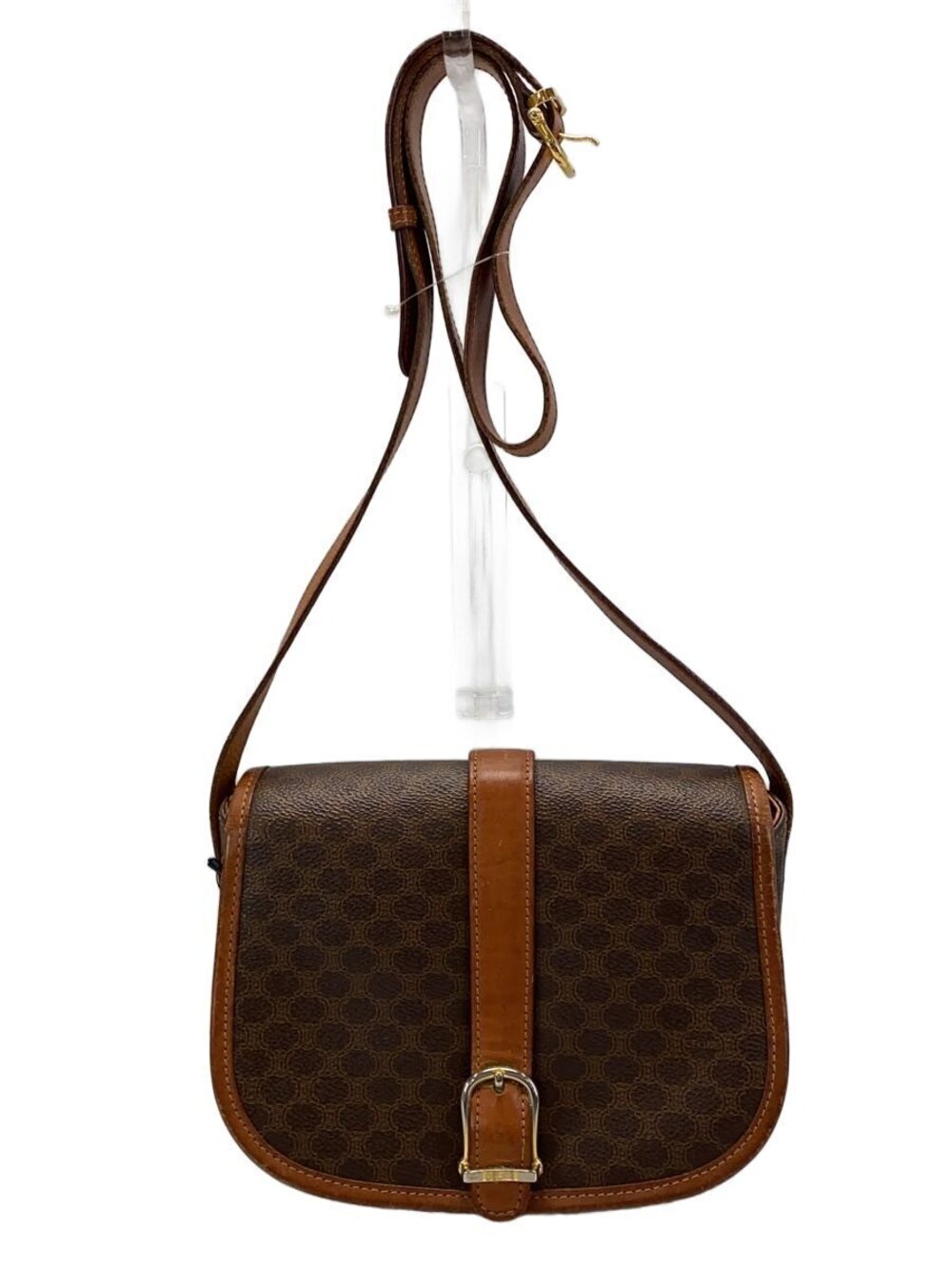 Celine Shoulder Macadam Bag Brown All over